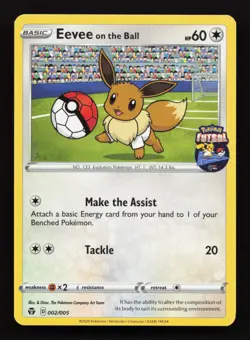 COMPLETE SET "On The Ball" Pokemon Futsal Eevee/Pikachu/Sobble/Scorbunny/Grookey - Image 3