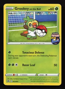 COMPLETE SET "On The Ball" Pokemon Futsal Eevee/Pikachu/Sobble/Scorbunny/Grookey - Image 5