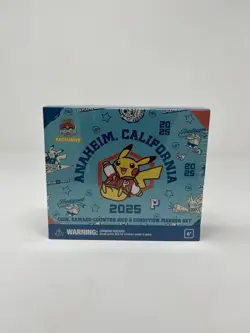 2025 Pokemon Worlds Varsity Pikachu Coin Damage Counter Dice Marker Set Anaheim - Image 1
