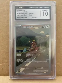 Pokemon Kangaskhan 204/182 Destined Rivals Illustration Rare Holo CGC 10 - Image 1
