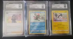 (3) Pokemon Guinness World Record 1/1 CGC Authentic Slabs - Image 1