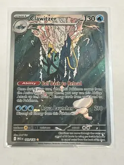 Clawitzer 141 / 132 Pokemon Mega Evolution 2025 Near Mint Illustration Rare - Image 2