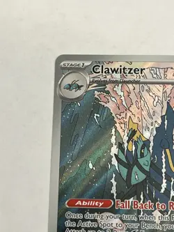 Clawitzer 141 / 132 Pokemon Mega Evolution 2025 Near Mint Illustration Rare - Image 5