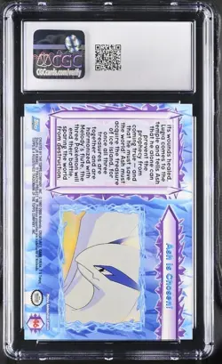 2 SILVER & NON FOIL ASH IS CHOSEN! 46 LUGIA TOPPS MOVIE POKEMON 2000 - Image 3