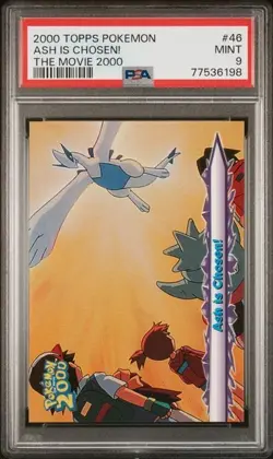 2 SILVER & NON FOIL ASH IS CHOSEN! 46 LUGIA TOPPS MOVIE POKEMON 2000 - Image 4