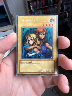 yugioh Gemini Elf LON-000 SECRET LP - Image 1