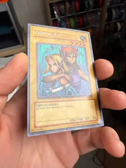 yugioh Gemini Elf LON-000 SECRET LP - Image 2