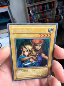 yugioh Gemini Elf LON-000 SECRET LP - Image 4
