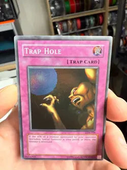 Trap Hole - LOB-058 - Super Rare - Unlimited Edition - Yugioh! - Image 4
