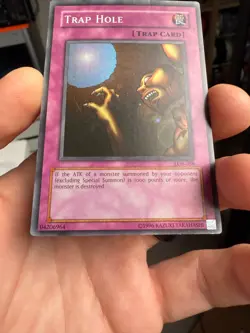 Trap Hole - LOB-058 - Super Rare - Unlimited Edition - Yugioh! - Image 5
