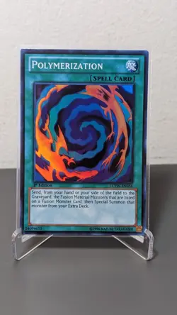 Polymerization LCYW-EN056 YuGiOh! TCG Super Rare 1st Edition - NM - Image 1