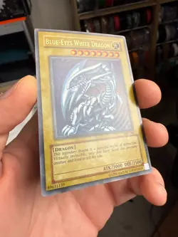 Yugioh Blue-Eyes White Dragon SDK-001 Ultra Rare ORIGINAL PRINT - Image 2