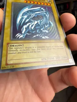 Yugioh Blue-Eyes White Dragon SDK-001 Ultra Rare ORIGINAL PRINT - Image 4