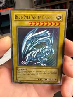 Yugioh Blue-Eyes White Dragon SDK-001 Ultra Rare ORIGINAL PRINT - Image 5