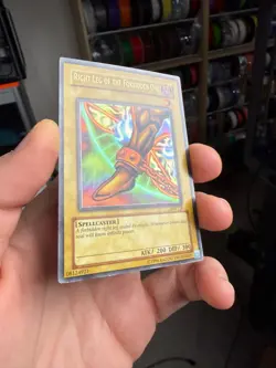 YUGIOH RIGHT LEG OF THE FORBIDDEN ONE ULTRA RARE UNLIMITED ORIGINAL LOB-120 - Image 2