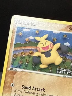Pokemon Card Makuhita 75/113 EX Series Delta Species Reverse Holo Light Play - Image 2