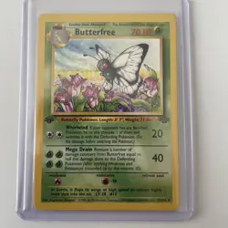 Pokemon Card - Butterfree D Error Jungle 1st Edition 33/64 Uncommon - Image 2