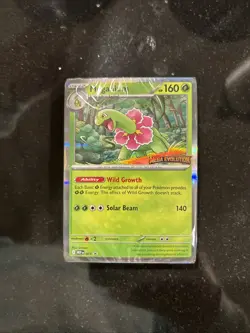 Meganium Mega Evolution Stamped Build and Battle Promo Sealed 40 Card Deck - Image 1