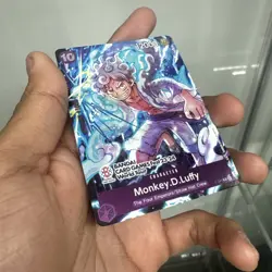 ONE PIECE CARD GAME MONKEY.D.LUFFY P-041 BANDAI CARD GAMES FEST 23-24 WORLD TOUR - Image 2