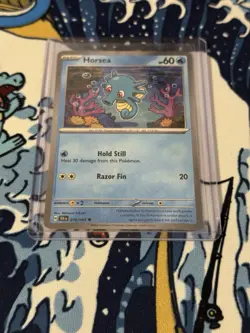 Horsea 10/64 Shrouded Fable Cosmos Holo Pokemon TCG Card NM Condition 2024 - Image 3