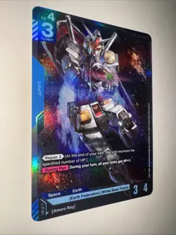 Gundam TCG Gundam RX-78-2 ST01-001 LR Card Game TCG CCG English - Image 2