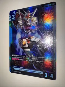 Gundam TCG Gundam RX-78-2 ST01-001 LR Card Game TCG CCG English - Image 3