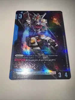 Gundam TCG Gundam RX-78-2 ST01-001 LR Card Game TCG CCG English - Image 4