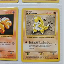 WOTC Pokemon Vintage Base Set Shadowless 7 Card Lot - Image 5
