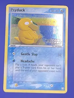 Pokemon Card Psyduck 70/109 Stamped Holo Common Team Rocket Returns - Image 2