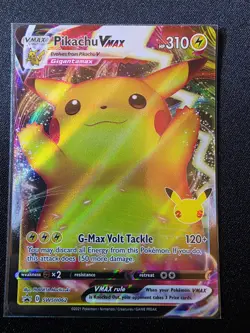 Pikachu VMAX SWSH062 SWSH: Sword & Shield Promo Cards Holo Lightly Played - Image 1