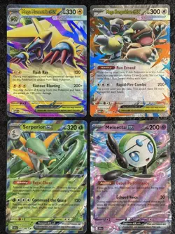 POKEMON MEGA CARD MANECTRIC EX-KANGASKHAN EX-MELOETTA EX-SERPERIOR EX (SET OF 4) - Image 1