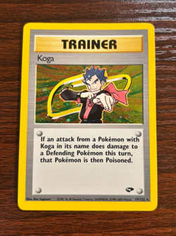 "Koga" - Pokemon TCG Gym Challenge Set - Trainer Card Holo (19/132) - Image 1