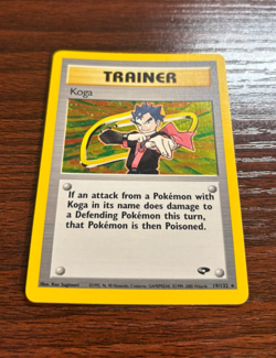 "Koga" - Pokemon TCG Gym Challenge Set - Trainer Card Holo (19/132) - Image 2