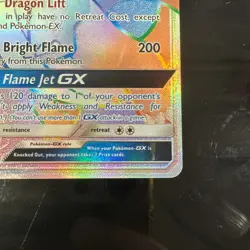 Salamence GX Dragon Majesty 73/70 Pokemon Holo TCG Card Rainbow Secret Rare NM - Image 5