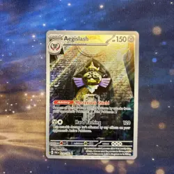 Aegislash 210/182 Pokemon TCG Card Paradox Rift Illustration English Holo - Image 1