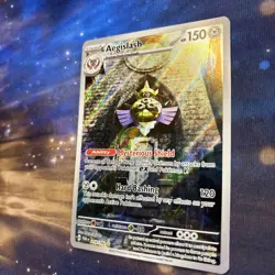 Aegislash 210/182 Pokemon TCG Card Paradox Rift Illustration English Holo - Image 3