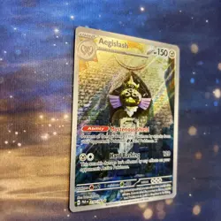 Aegislash 210/182 Pokemon TCG Card Paradox Rift Illustration English Holo - Image 4
