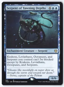 Serpent of Yawning Depths R Theros Beyond Death 291 NM - Image 1