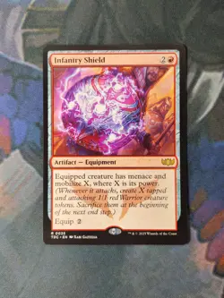 Infantry Shield | 7% Off 2+ | Dragonstorm | NM | MTG - Image 1