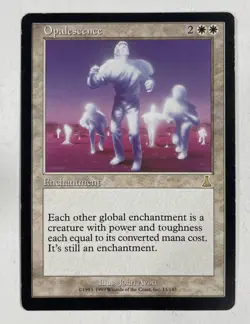 Opalescence Urzas Destiny HP Heavy Play MTG Magic The Gathering - Image 1