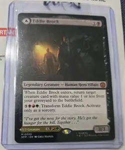 Eddie Brock / Venom Lethal Enforcer Marvel's Spider-Man 55 NM Mythic MTG - Image 2