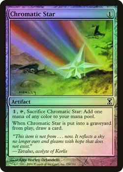 Time Spiral MTG Foil Chromatic Star Magic - Image 1