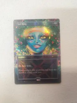 Double Rainbow Foil Sol Ring SLD #1905 Secret Lair Everyone's Invited Commander - Image 1