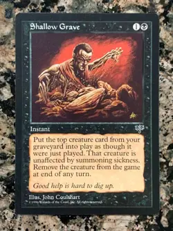 MTG Shallow Grave x1 Mirage NM, Magic the Gathering - Image 1