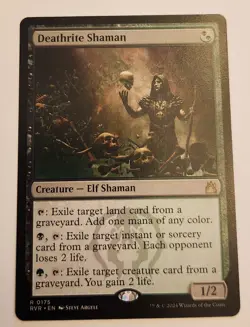 Deathrite Shaman Ravnica Remastered #175 Rare Regular NM+ - Image 1