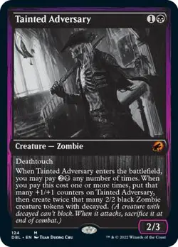 MTG Tainted Adversary - Innistrad: Double Feature #124 - Image 1