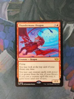 Thundermane Dragon | 7% Off 2+ | Dragonstorm | NM | MTG - Image 1