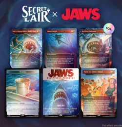 MTG Secret Lair PRESALE - Foil JAWS Terror of Amity Island Set - Image 1