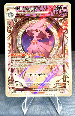 Pokemon TCG Mismagius IR 212/193 Paldea Evolved Illustration Rare Holo NM - Image 3