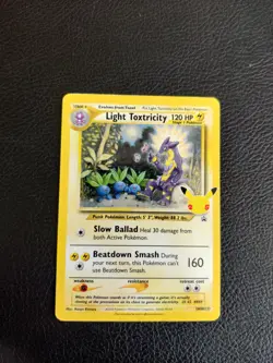 Pokemon TCG - Light Toxtricity SWSH137 Celebrations 25th Anniversary Promo Holo - Image 1